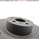 FITS TESLA MODEL Y (5YJY) 2019- FRONT BRAKE DISCS BREMBO PADS 355mm X 25mm