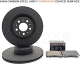 FOR TESLA MODEL Y (5YJY) 2019- FRONT BRAKE DISCS BREMBO PADS 355mm X 25mm