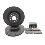 FOR TESLA MODEL Y (5YJY) 2019- FRONT BRAKE DISCS BREMBO PADS 355mm X 25mm