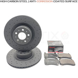 FITS TESLA MODEL Y (5YJY) 2019- FRONT BRAKE DISCS BREMBO PADS 355mm X 25mm