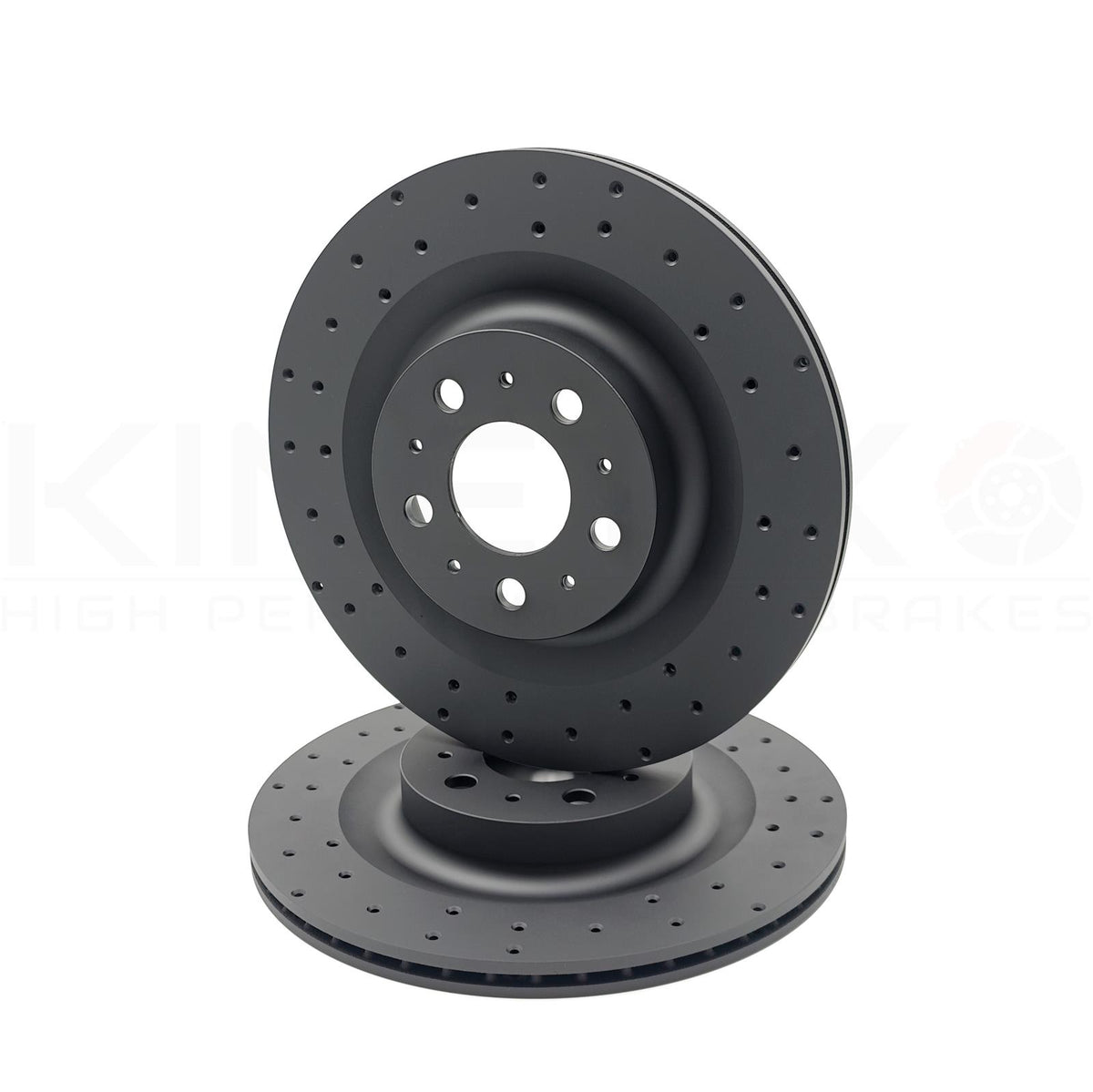FITS TESLA MODEL Y (5YJY) 2019- CROSS DRILLED FRONT REAR BRAKE DISCS 335mm 355mm