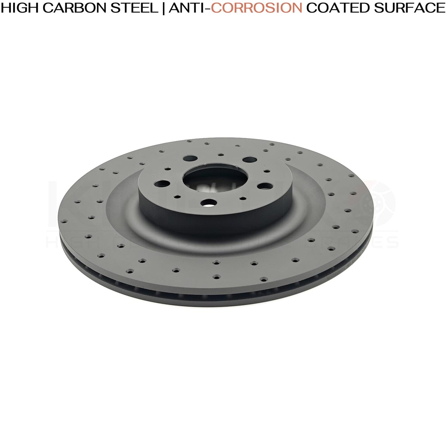 FITS TESLA MODEL Y (5YJY) 2019- CROSS DRILLED FRONT REAR BRAKE DISCS 335mm 355mm