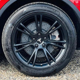 FOR TESLA MODEL Y 2021- CROSS DRILLED PERFORMANCE REAR BRAKE DISCS 118863200B