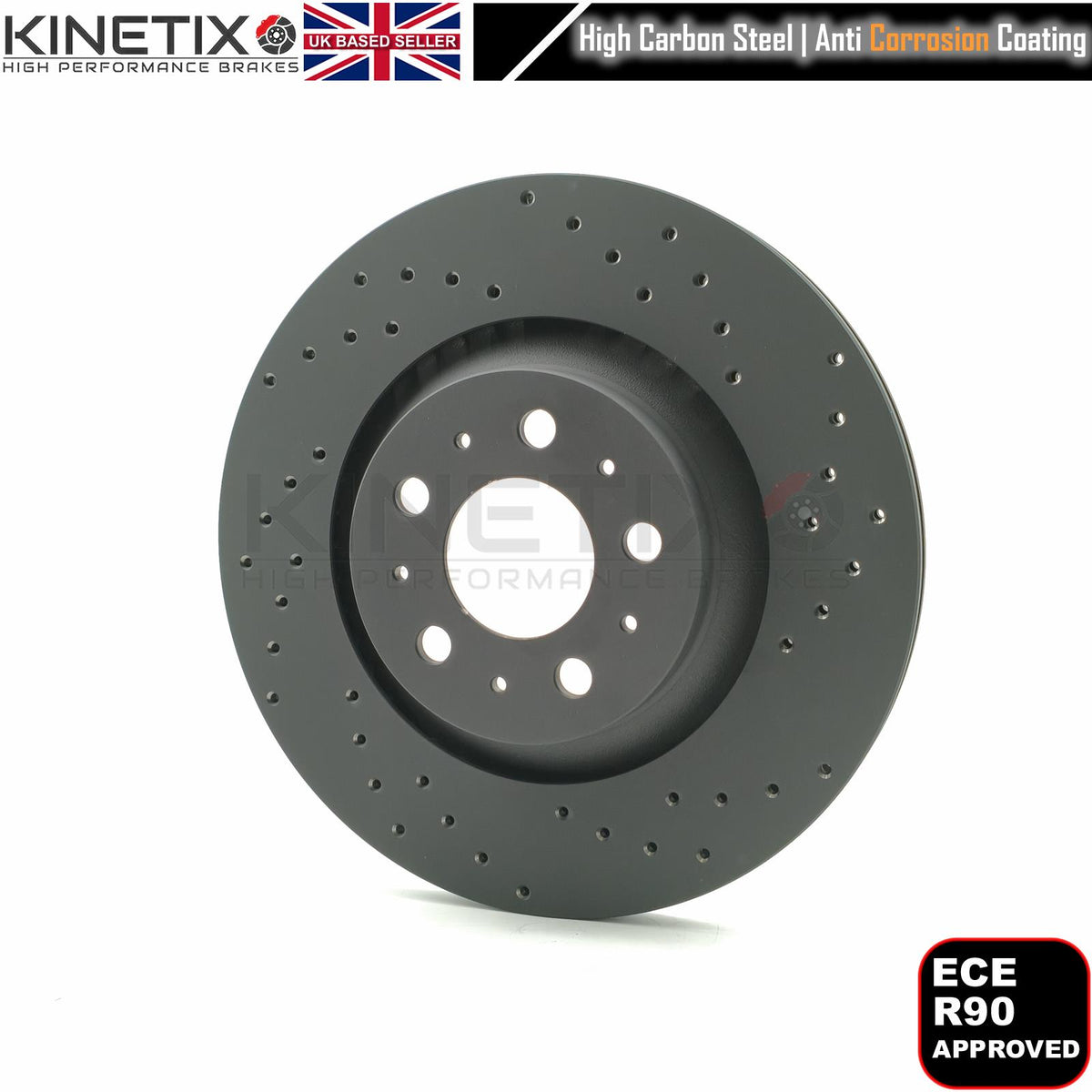 FOR TESLA MODEL Y PERFORMANCE DRILLED FRONT REAR BRAKE DISCS PADS 335mm 335mm