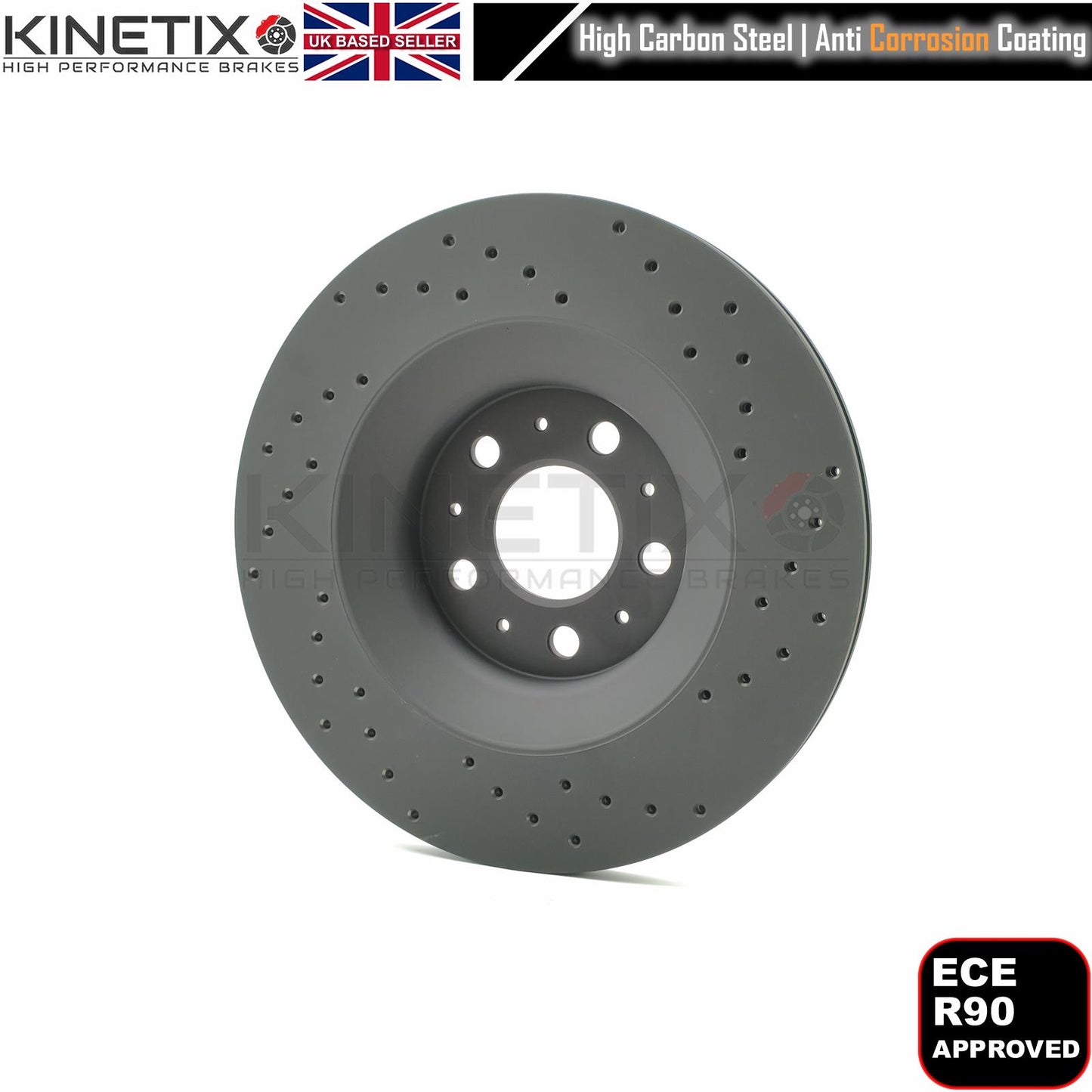FOR TESLA MODEL Y PERFORMANCE DRILLED FRONT REAR BRAKE DISCS PADS 335mm 335mm