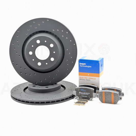 FOR TESLA MODEL Y PERFORMANCE 19-25 REAR BRAKE DISCS PADS 118863699A 335mm