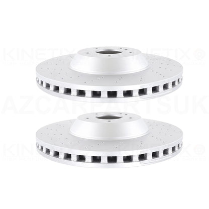 FOR MERCEDES CLE53 AMG 4-matic+ 2024- DRILLED PERFORATED FRONT BRAKE DISCS PAIR 370mm A2234214200 / 2234214200