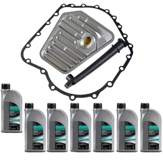 FOR AUDI A8 AUTOMATIC TRANSMISSION GEARBOX PAN FILTER & GASKET 7L OIL KIT