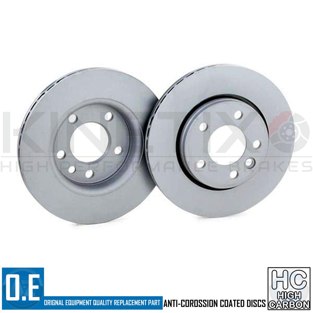 FOR VW TRANSPORTER 1.9 TDI T5 REAR HIGH CARBON BRAKE DISCS PAIR 294mm