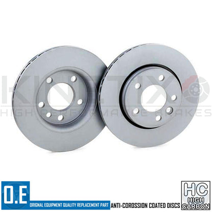 FOR VW TRANSPORTER 2.0 BiTDI T5 T6 REAR HIGH CARBON BRAKE DISCS PAIR 294mm