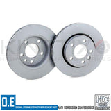 FOR VW CARAVELLE 2.5 TDI REAR OEM QUALITY HIGH CARBON BRAKE DISCS PADS 294mm