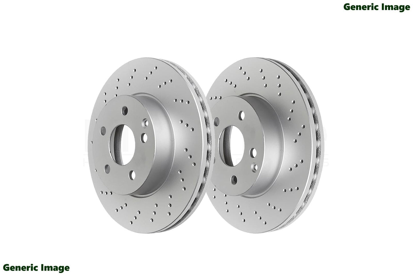 FOR AUDI SEAT SKODA VW REAR CROSS DRILLED BRAKE DISCS BREMBO PADS 300mm *SOLID*