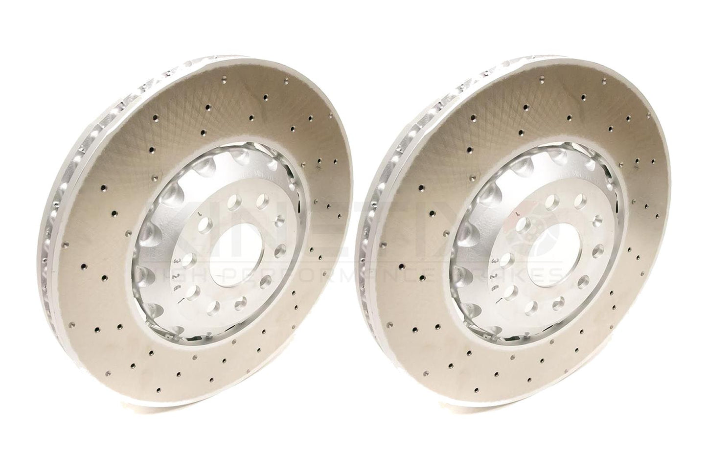 FOR VW GOLF GTI MK8 CLUBSPORT FRONT BRAKE DISCS CERAMIC PADS 357mm 5WA615301A