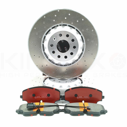 FOR AUDI S3 8Y VW ARTEON R GOLF R TIGUAN R 2.0 R FRONT BRAKE DISCS PADS 357mm