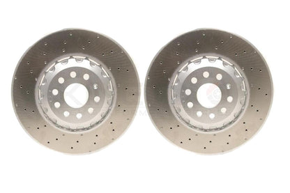FOR VW GOLF GTI MK8 CLUBSPORT FRONT BRAKE DISCS CERAMIC PADS 357mm 5WA615301A