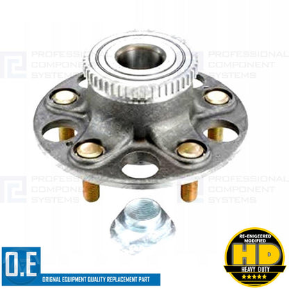 FOR HONDA CIVIC 2.0 TYPE-R TYPE-S STREAM REAR WHEEL BEARING KIT HUB NUT 5 STUD