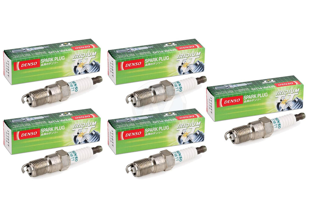 FOR FORD FOCUS ST RS MONDEO KUGA 2.5 DENSO PERFROMANCE UPGRADED SPARK PLUGS x5