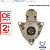 VW T4 TRANSPORTER/CARAVELLE 1993-2003 1.9/2.4/2.5/2.8 NEW QUALITY STARTER MOTOR
