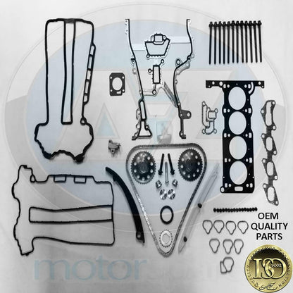 Vauxhall Corsa B C 1.2 Z12XE X12XE Engine Timing chain kit head gasket bolts kit