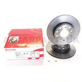 FOR Vw Audi Seat Skoda Rear Coated Painted Original Brembo Brake Discs Pads