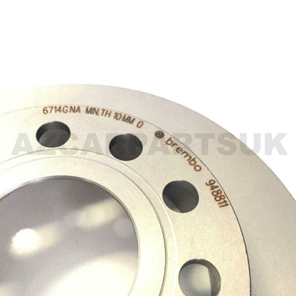 FOR Vw Audi Seat Skoda Rear Coated Painted Original Brembo Brake Discs Pads