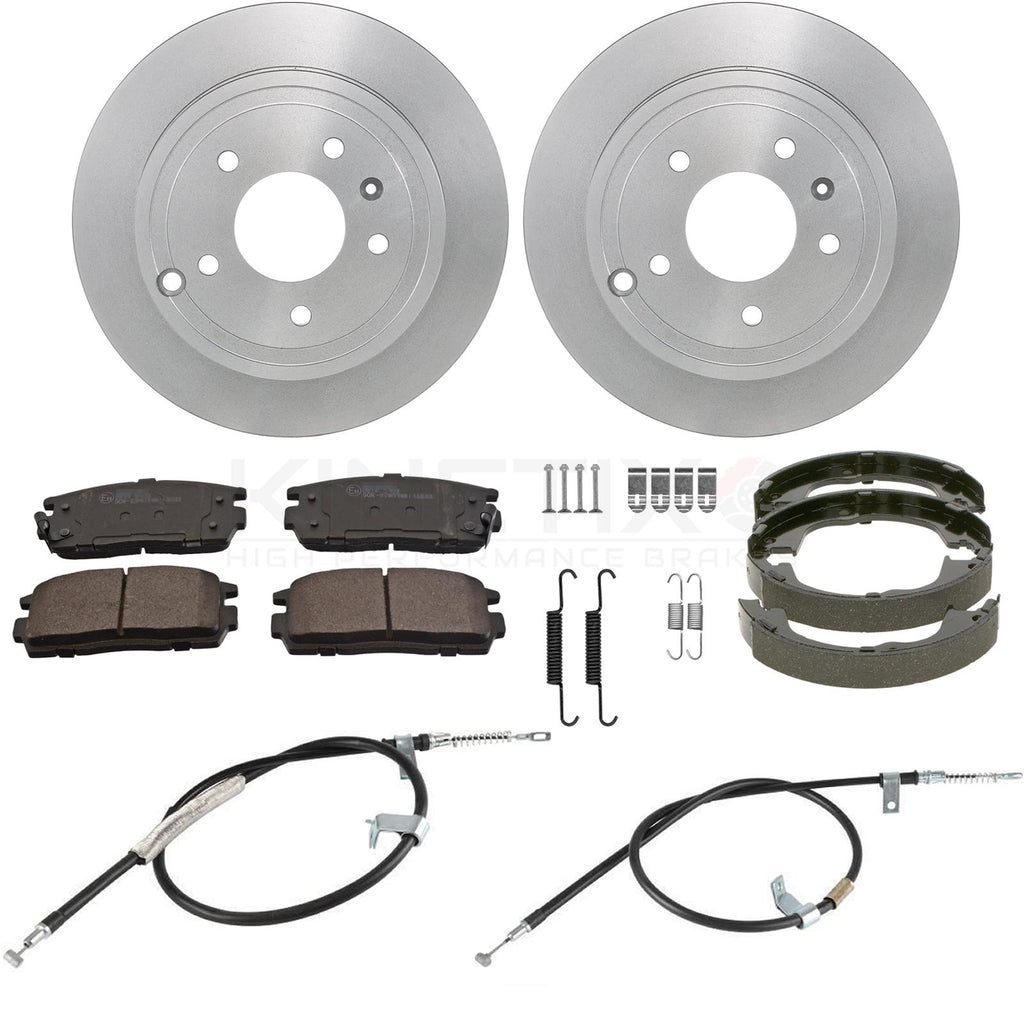 FITS ANTARA CAPTIVA 2006-2017 REAR BRAKE DISCS PADS HAND BRAKE CABLE SHOES 303mm