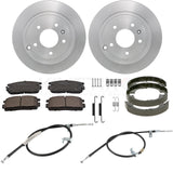 FITS ANTARA CAPTIVA 2006-2017 REAR BRAKE DISCS PADS HAND BRAKE CABLE SHOES 303mm