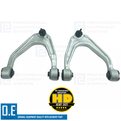 FOR GHIBLI QUATTROPORTE FRONT UPPER LOWER SUSPENSION WISHBONE CONTROL ARMS SET