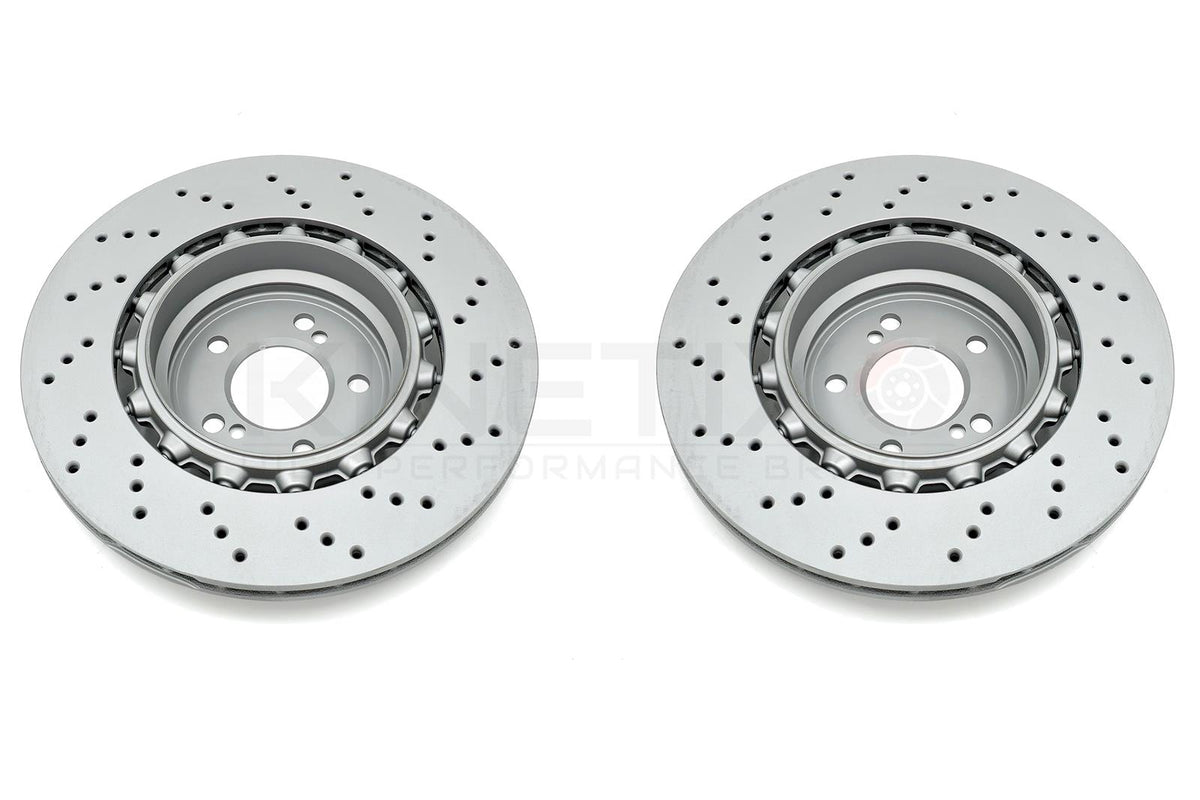 FOR BMW M2 F87 M3 F80 M4 F82 F83 DRILLED FRONT REAR BRAKE DISCS 380mm 370mm