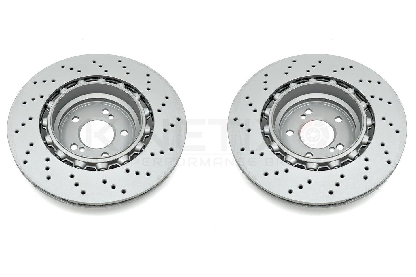FOR BMW M3 F80 REAR LEFT RIGHT DRILLED BRAKE DISCS MINTEX PADS & WIRE 370mm