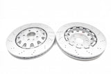 2X FRONT AUDI TTRS 370X32mm FRONT PUNCHED DRILLED BRAKE DISCS 8J0615301K