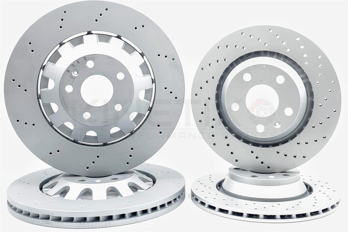FOR CUPRA ATECA 2.0 TSI 4Drive 2018- DRILLED FRONT REAR BRAKE DISCS 370mm 310mm