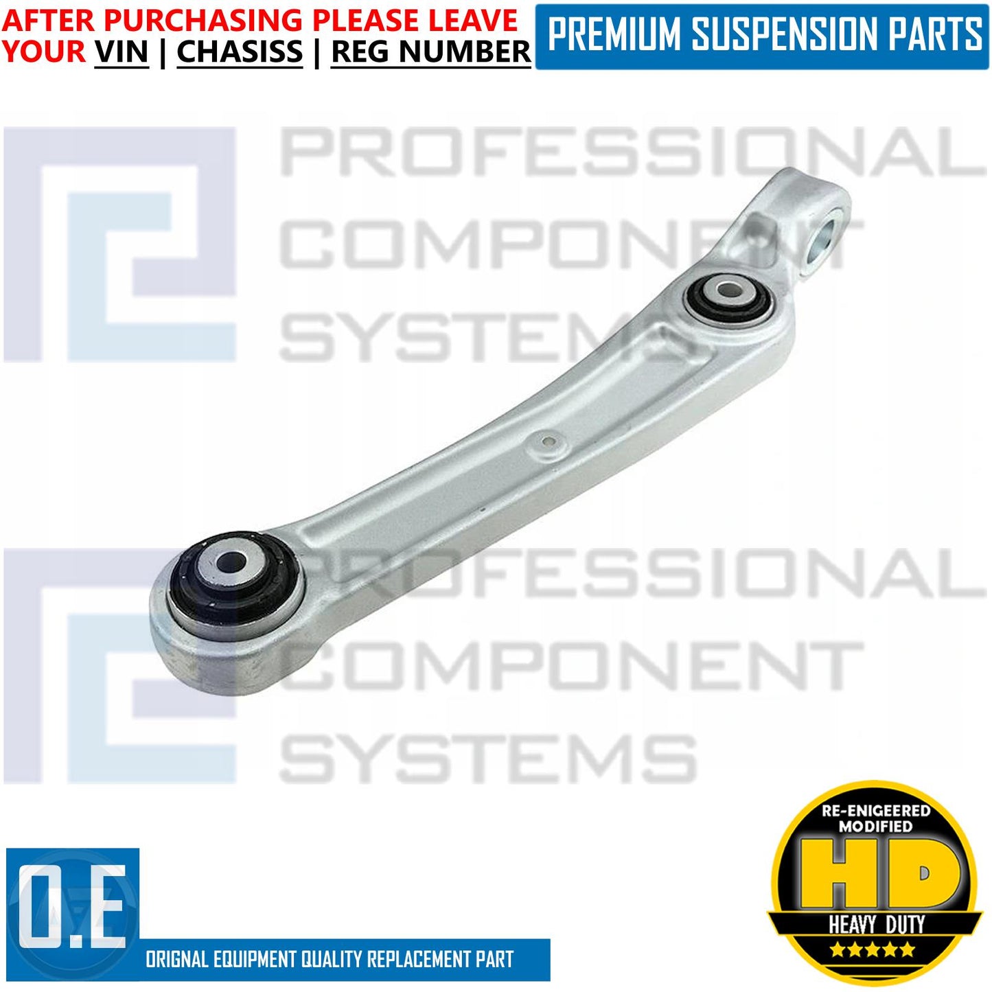 FOR AUDI PORSCHE VW FRONT LOWER LEFT RIGHT SUSPENSION WISHBONE ARMS PAIR