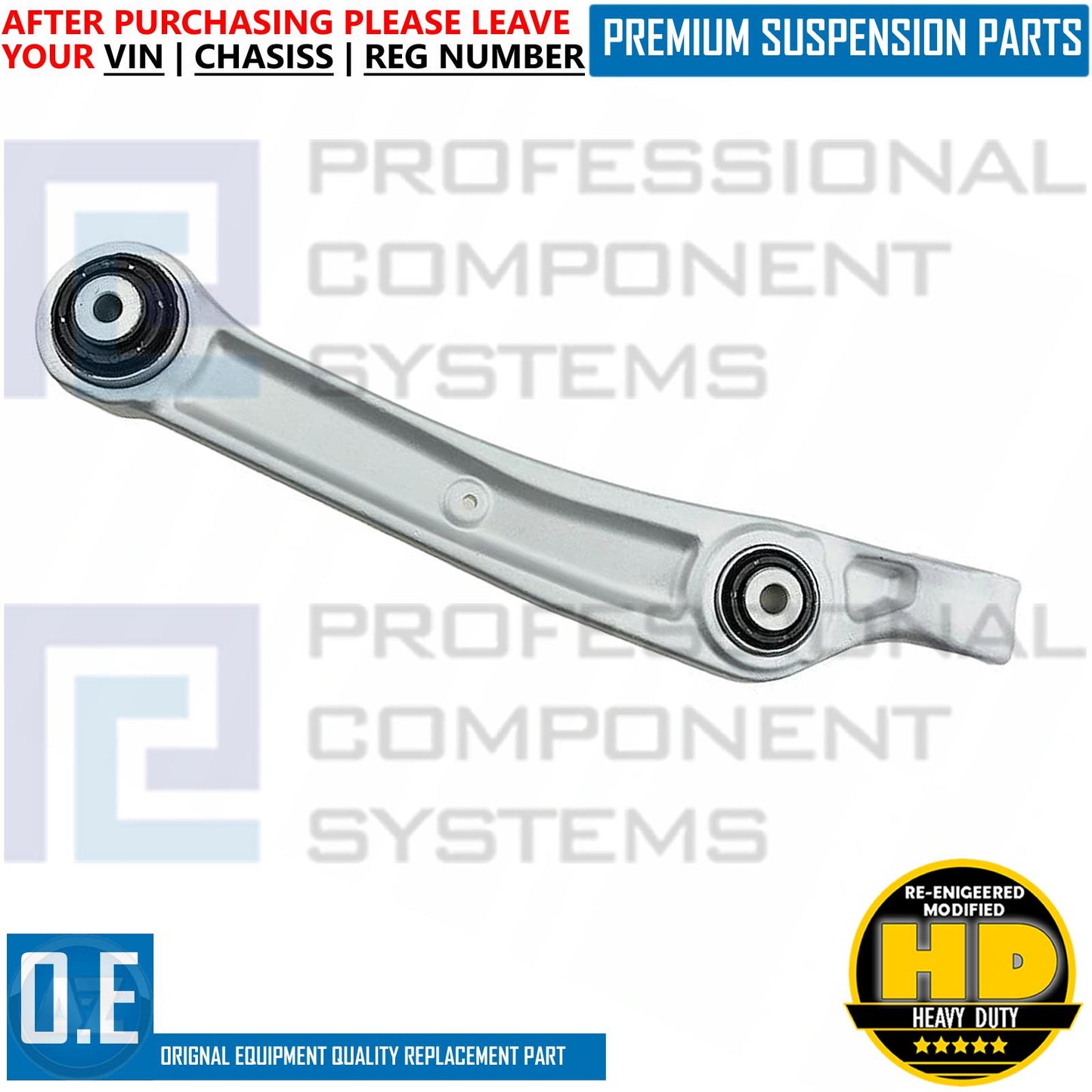 FOR AUDI PORSCHE VW FRONT LOWER LEFT RIGHT SUSPENSION WISHBONE ARMS PAIR
