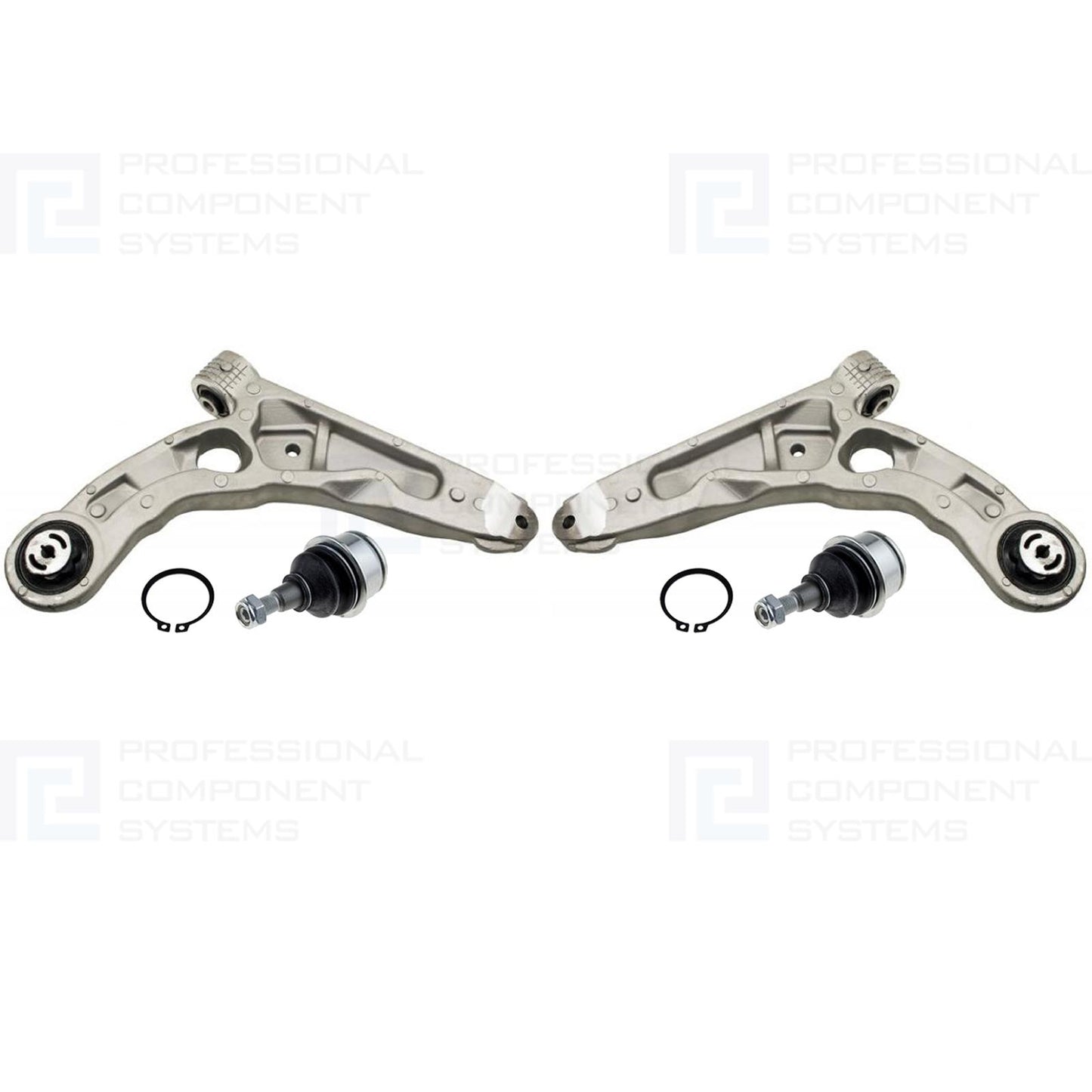 FOR JEEP CHEROKEE KL 14-18 FRONT LOWER SUSPENSION WISHBONES ARMS BALL JOINTS SET