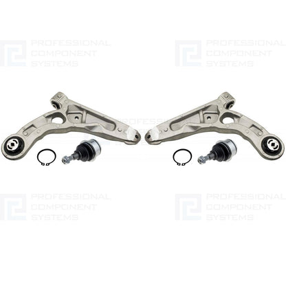 FOR JEEP CHEROKEE KL 14-18 FRONT LOWER SUSPENSION WISHBONES ARMS BALL JOINTS SET