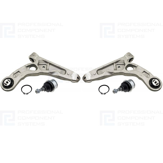 FOR JEEP CHEROKEE KL 14-18 FRONT LOWER SUSPENSION WISHBONES ARMS BALL JOINTS SET