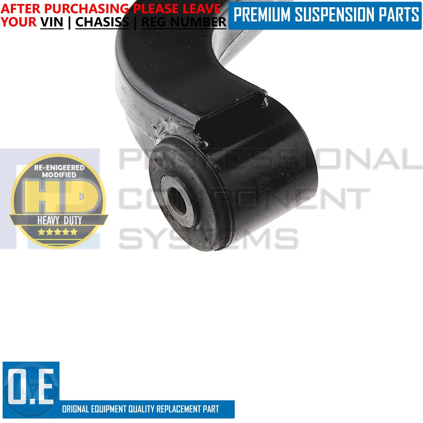 FOR SSANGYONG ACTYON KYRON REXTON 2012- FRONT LOWER SUSPENSION WISHBONE ARMS X2
