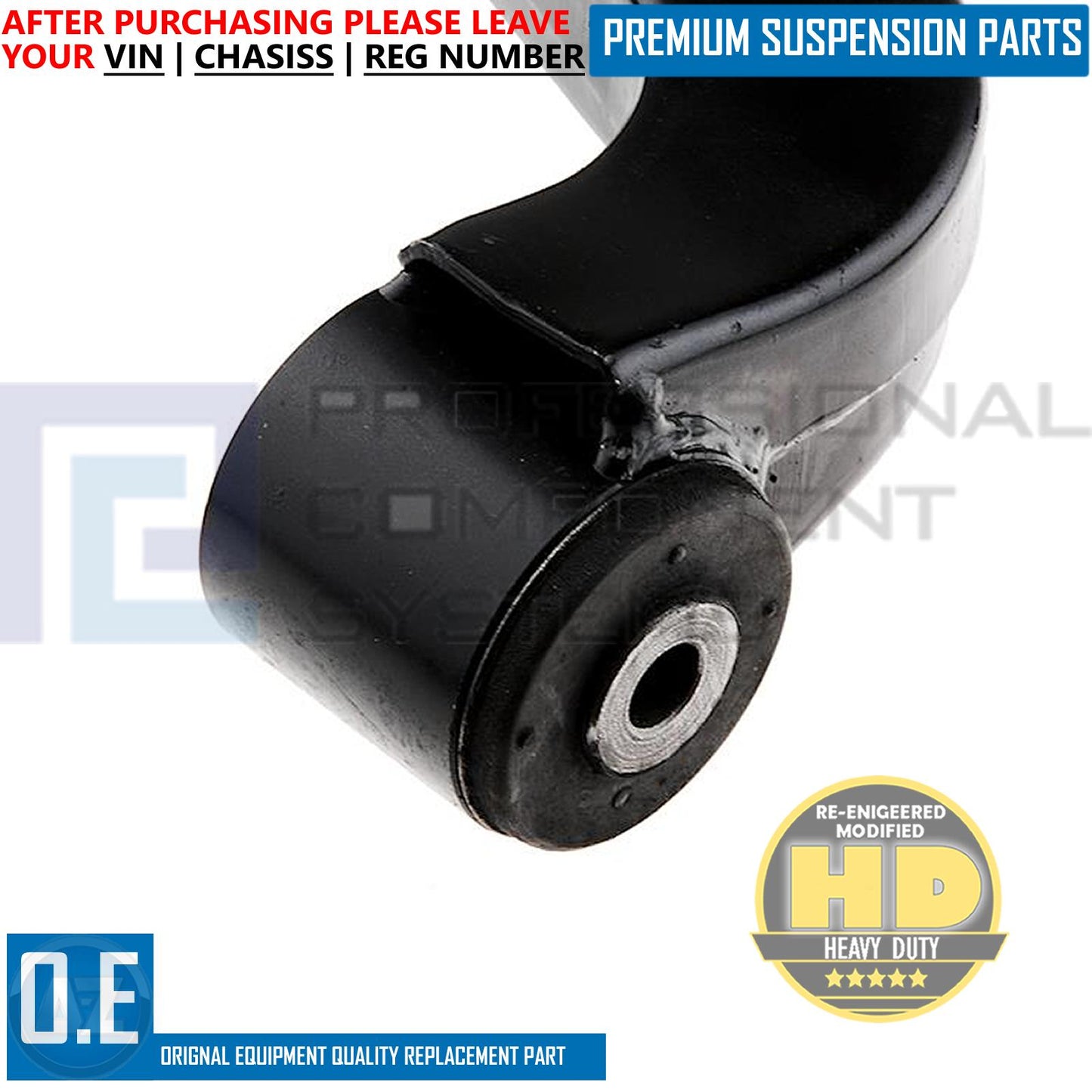 FOR SSANGYONG ACTYON KYRON REXTON 2012- FRONT LOWER SUSPENSION WISHBONE ARMS X2