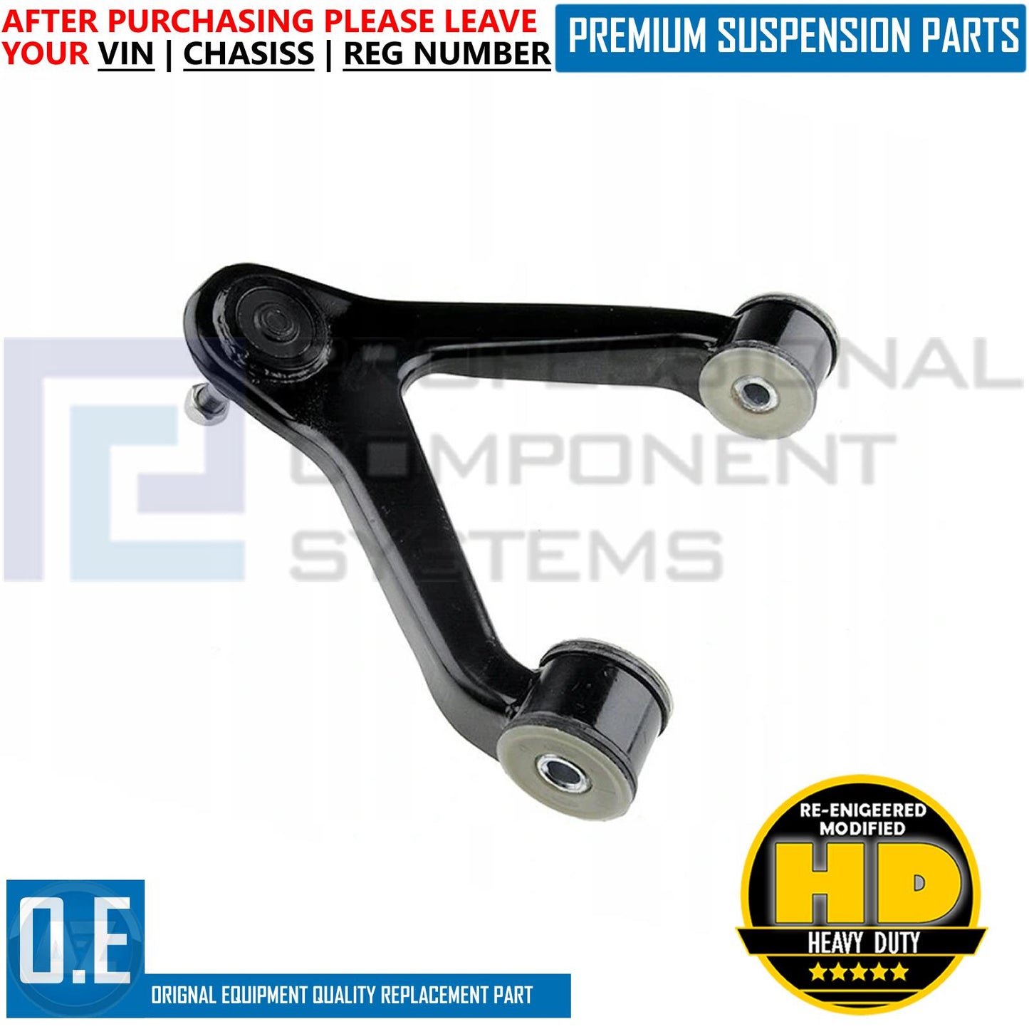FOR IVECO DAILY FRONT SUSPENSION LEFT RIGHT UPPER WISHBONES TRACK CONTROL ARMS 2