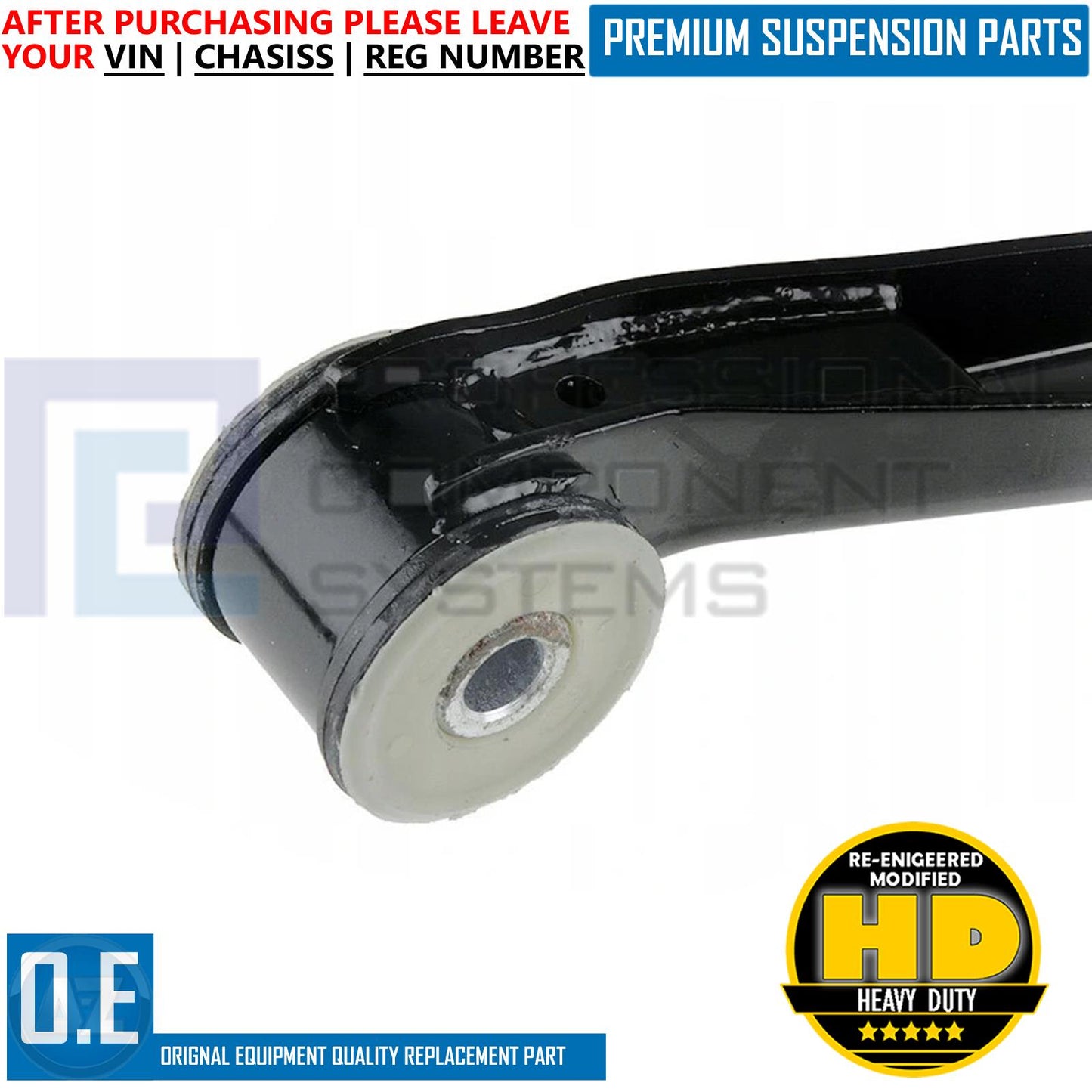FOR IVECO DAILY FRONT SUSPENSION LEFT RIGHT UPPER WISHBONES TRACK CONTROL ARMS 2