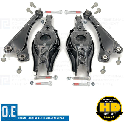 FOR TOYOTA AURIS E18 REAR LOWER SUSPENSION WISHBONES TRAILING ARMS NUTS BOLTS X4