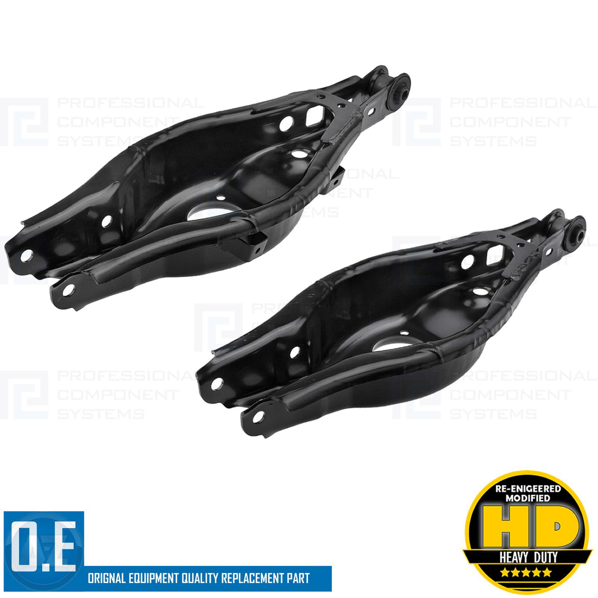FOR TOYOTA AURIS E18 REAR AXLE LOWER SUSPENSION WISHBONES TRAILING ARMS KIT X4