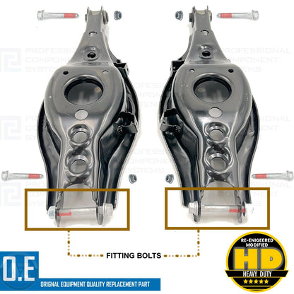 FITS LEXUS CT200H REAR LOWER LEFT RIGHT SUSPENSION TRAILING ARMS NUTS BOLTS KIT