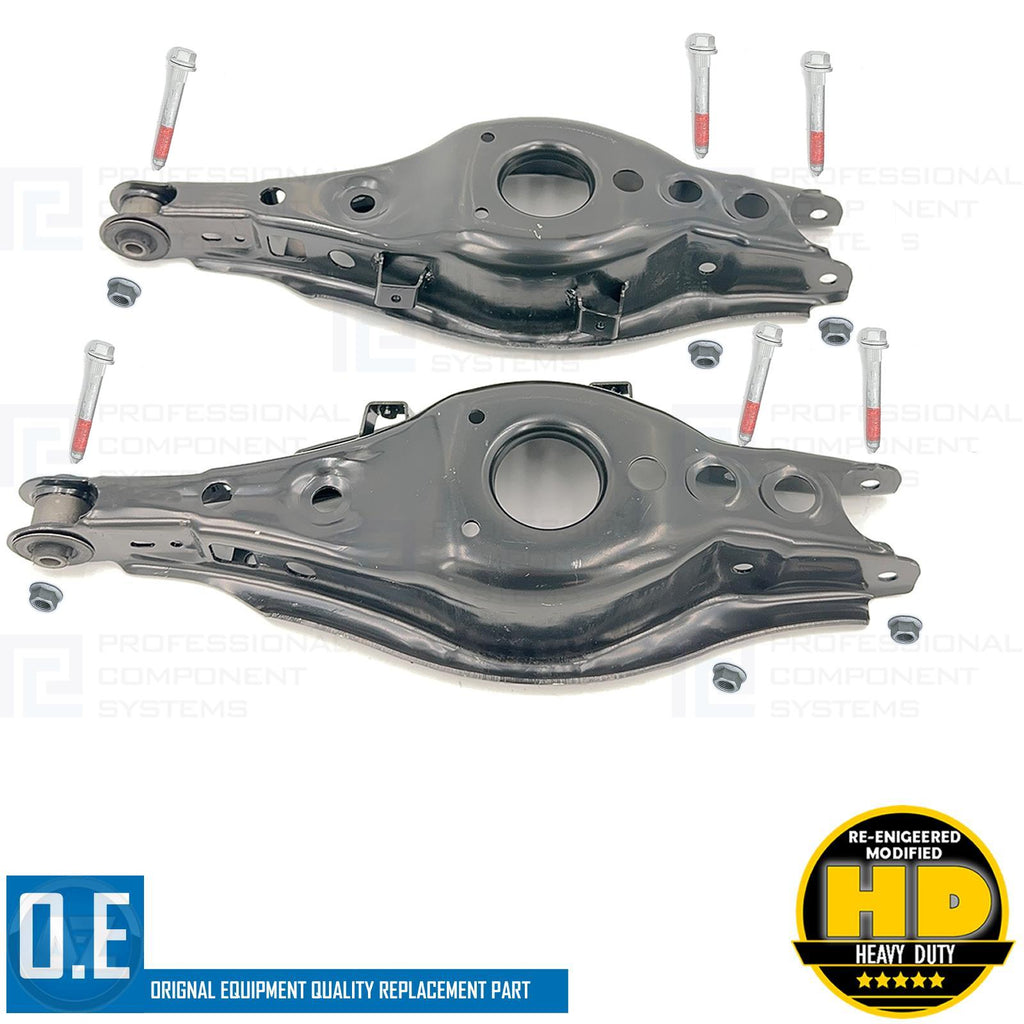 FITS LEXUS CT200H REAR LOWER LEFT RIGHT SUSPENSION TRAILING ARMS NUTS BOLTS KIT