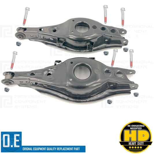 FITS LEXUS CT200H REAR LOWER LEFT RIGHT SUSPENSION TRAILING ARMS NUTS BOLTS KIT