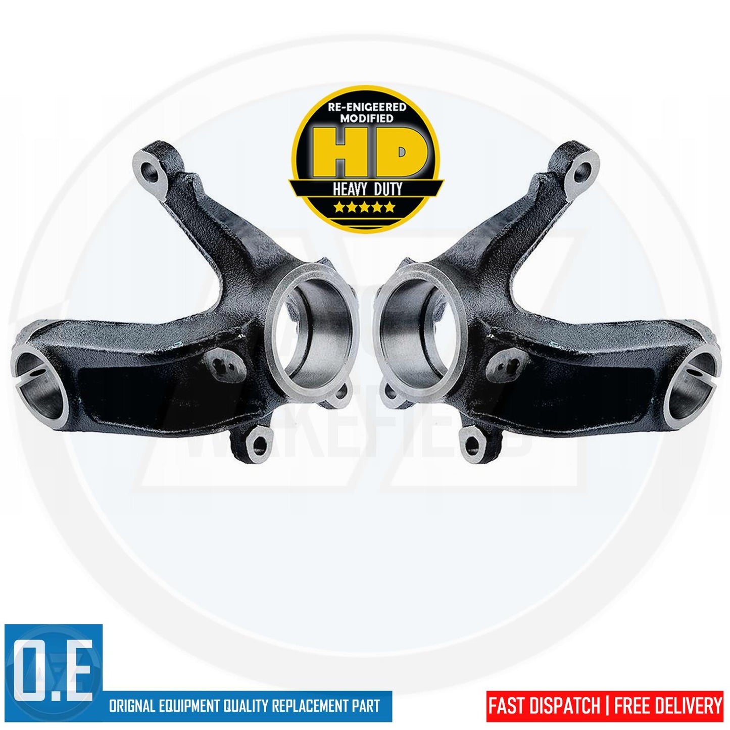 FOR FORD MONDEO MK3 FRONT AXLE STEERING KNUCKLES HUBS WITH WHEEL BEARINGS FITTED