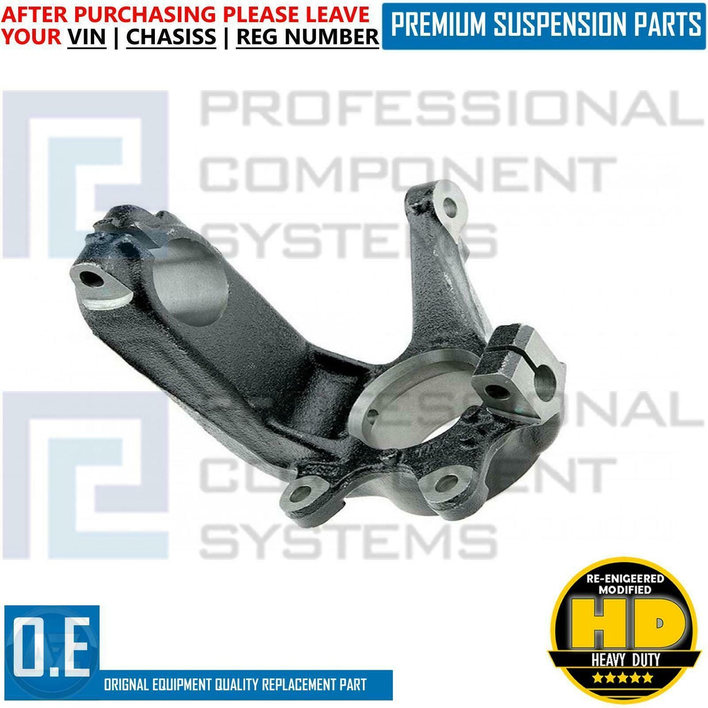 FOR FORD MONDEO MK3 FRONT AXLE STEERING KNUCKLES HUBS WITH WHEEL BEARINGS FITTED