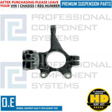 FOR FORD MONDEO MK3 FRONT AXLE STEERING KNUCKLES HUBS WITH WHEEL BEARINGS FITTED