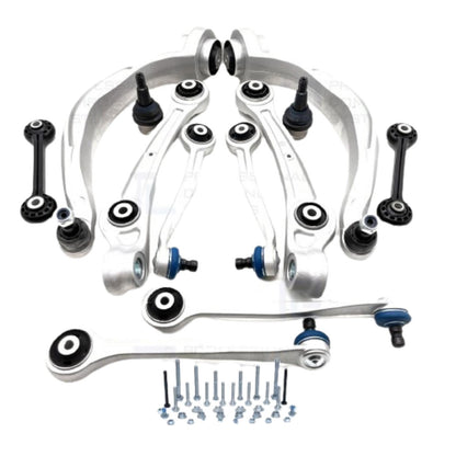 FOR AUDI A7 2010- FRONT UPPER LOWER SUSPENSION WISHBONE ARMS LINKS BALL JOINTS